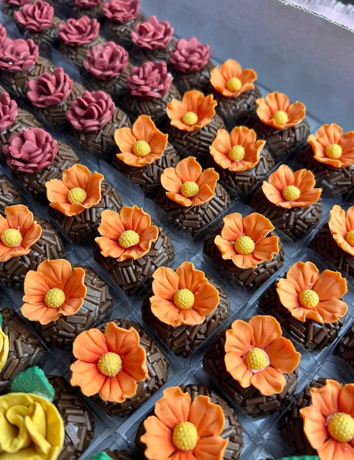 Brigadeiros Floridos em destaque